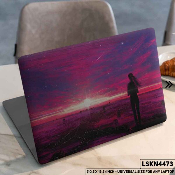 Fantacy Art Digital Illustration Matte Finished Removable Waterproof Laptop Sticker & Laptop Skin (Including FREE Accessories) - LSKN4473 - DDecorator