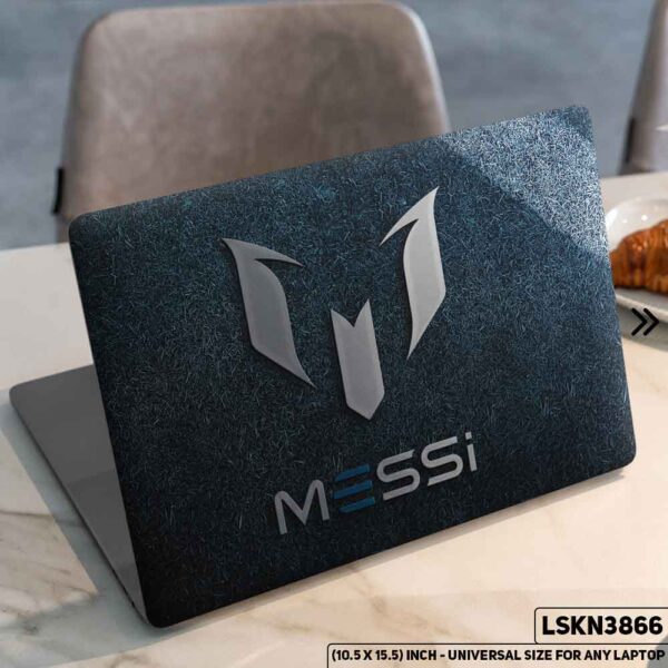 Messi FIFA World Cup Matte Finished Removable Waterproof Laptop Sticker & Laptop Skin (Including FREE Accessories) - LSKN3866 - DDecorator