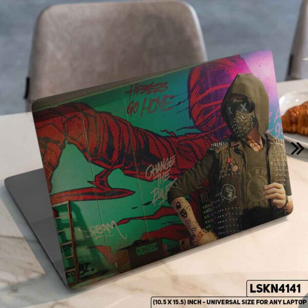 Digital Digital Illustration Matte Finished Removable Waterproof Laptop Sticker & Laptop Skin (Including FREE Accessories) - LSKN4141 - DDecorator