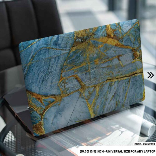 Liquid Marble Texture Matte Finished Removable Waterproof Laptop Sticker & Laptop Skin (Including FREE Accessories) - LSKN2339 - DDecorator