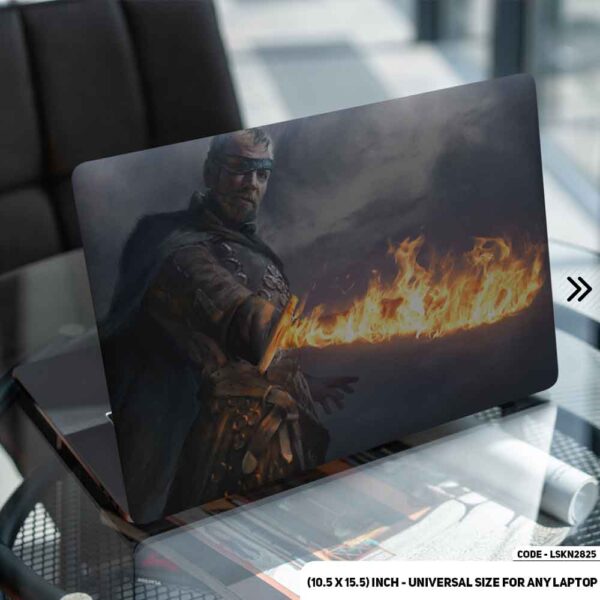 Digital Character Illustration Matte Finished Removable Waterproof Laptop Sticker & Laptop Skin (Including FREE Accessories) - LSKN2825 - DDecorator