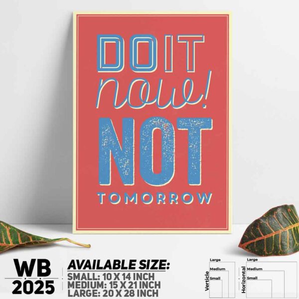 DDecorator Do It Now - Motivational Wall Decoration And Home Decoration PVC Wall Board And Wall Canvas - WB2025