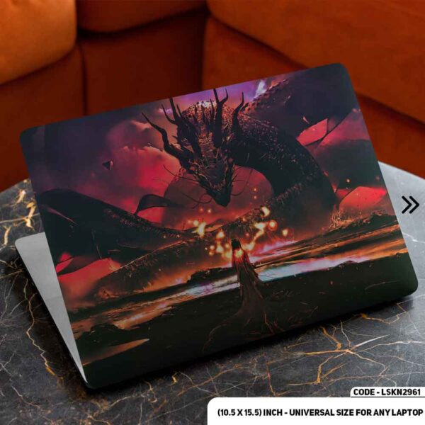 Digital Fantacy Cartoon Art Illustration Matte Finished Removable Waterproof Laptop Sticker & Laptop Skin (Including FREE Accessories) - LSKN2961 - DDecorator