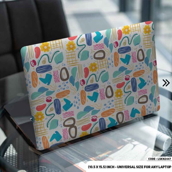 Seamless Pattern Matte Finished Removable Waterproof Laptop Sticker & Laptop Skin (Including FREE Accessories) - LSKN2447 - DDecorator