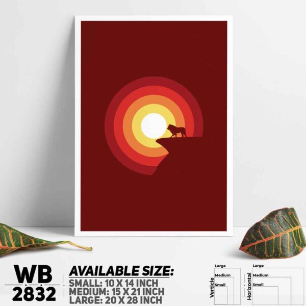 DDecorator Landscape Art Digital Illustration Wall Decoration And Home Decoration PVC Wall Board And Wall Canvas - WB2832