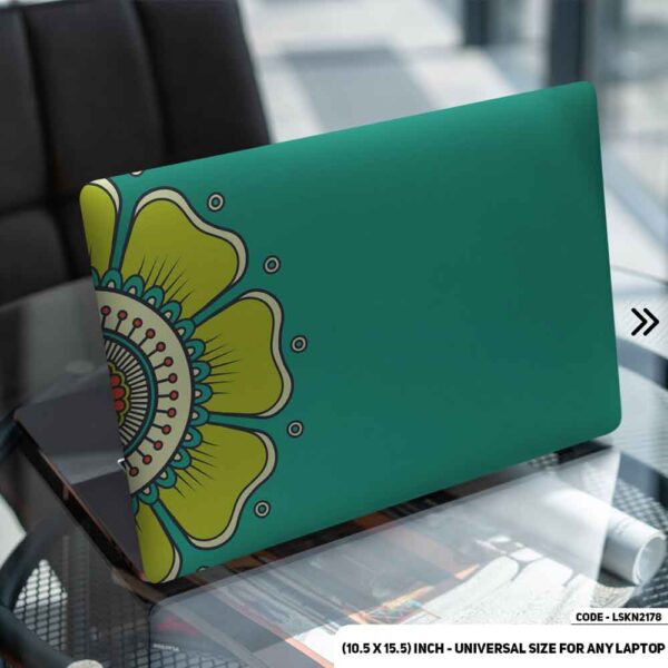 Seamless Geomatric Pattern Matte Finished Removable Waterproof Laptop Sticker & Laptop Skin (Including FREE Accessories) - LSKN2178 - DDecorator