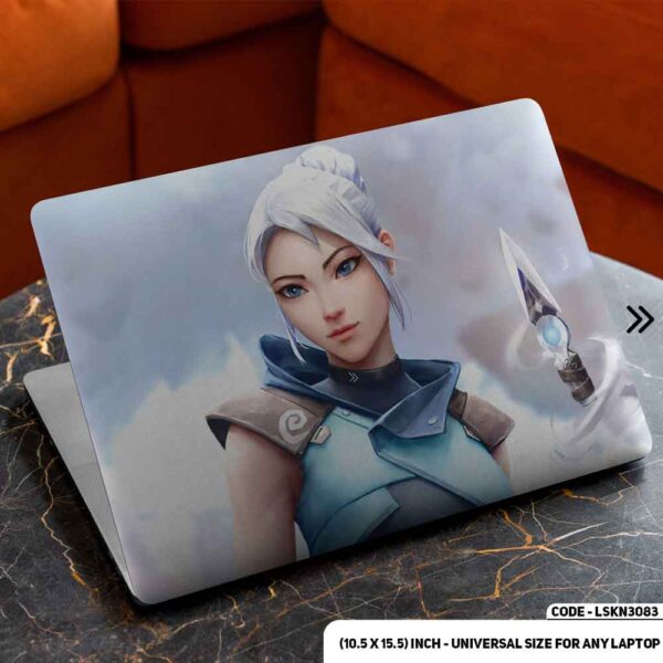 Digital Valorant Digital Character Art Illustration Matte Finished Removable Waterproof Laptop Sticker & Laptop Skin (Including FREE Accessories) - LSKN3083 - DDecorator