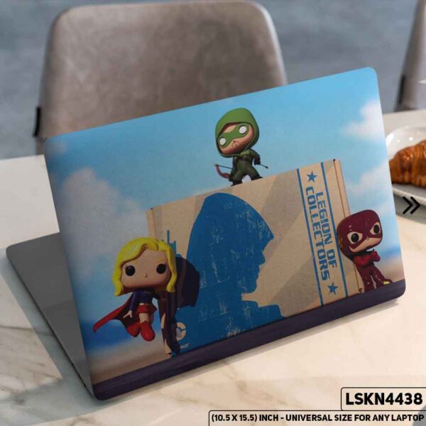 Flash Justice League Animated Character Matte Finished Removable Waterproof Laptop Sticker & Laptop Skin (Including FREE Accessories) - LSKN4438 - DDecorator