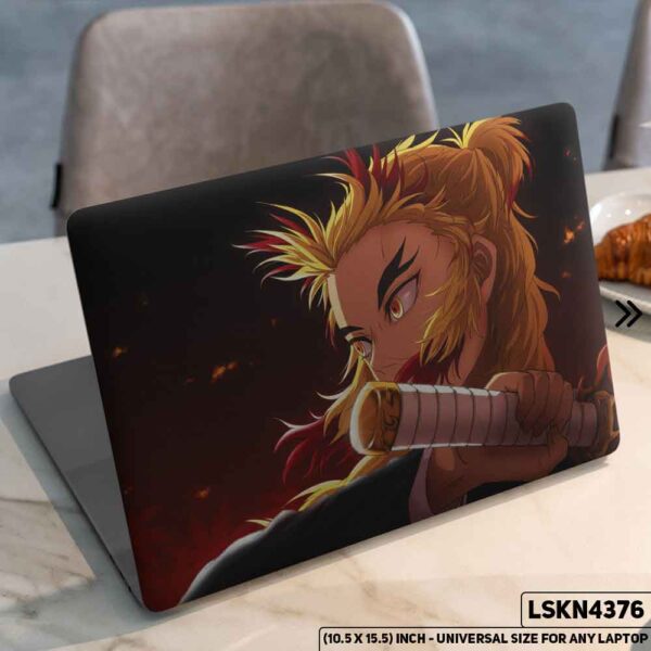 Demon Slayer: Kimetsu no Yaiba Matte Finished Removable Waterproof Laptop Sticker & Laptop Skin (Including FREE Accessories) - LSKN4376 - DDecorator