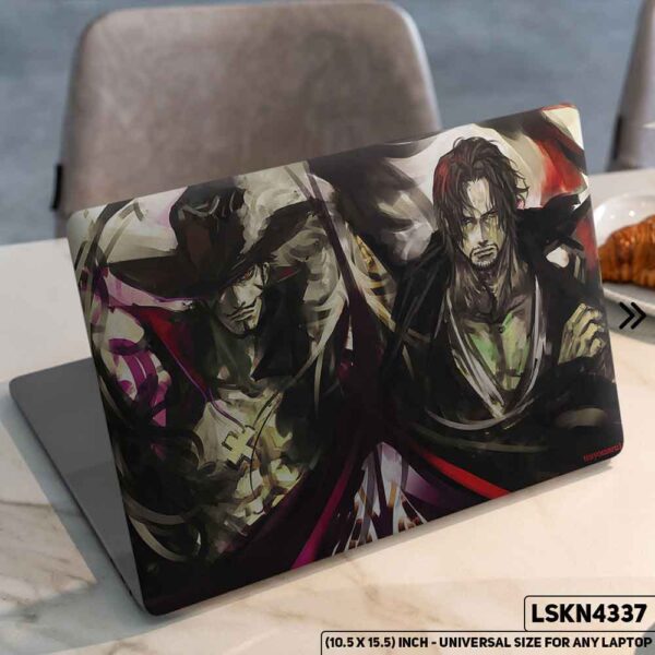 One Piece Manga Series Monkey D. Luffy Straw Hat  Matte Finished Removable Waterproof Laptop Sticker & Laptop Skin (Including FREE Accessories) - LSKN4337 - DDecorator