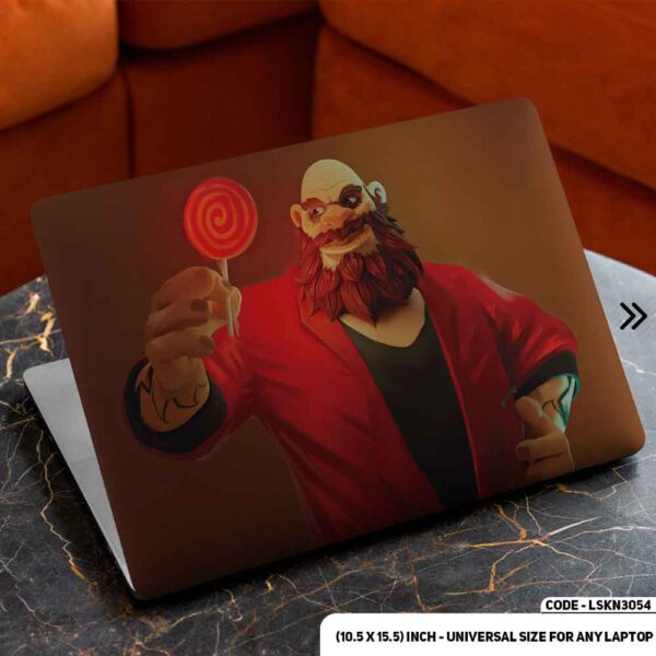 Digital Fantacy Cartoon Art Illustration Matte Finished Removable Waterproof Laptop Sticker & Laptop Skin (Including FREE Accessories) - LSKN3054 - DDecorator