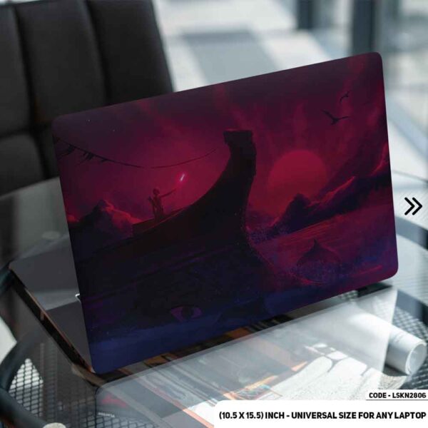 Digital Fantacy Anime Illustration Matte Finished Removable Waterproof Laptop Sticker & Laptop Skin (Including FREE Accessories) - LSKN2806 - DDecorator
