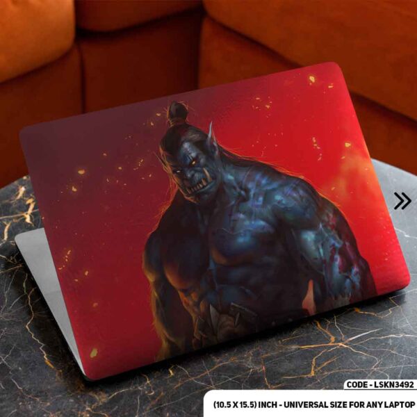 Digital Character Illustration Matte Finished Removable Waterproof Laptop Sticker & Laptop Skin (Including FREE Accessories) - LSKN3492 - DDecorator