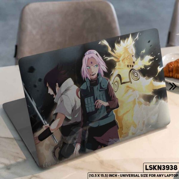 Anime Character Illustration Matte Finished Removable Waterproof Laptop Sticker & Laptop Skin (Including FREE Accessories) - LSKN3938 - DDecorator