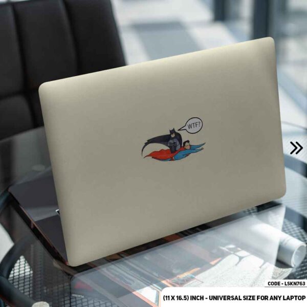 Batman Logo Matte Finished Removable Waterproof Laptop Sticker & Laptop Skin (Including FREE Accessories) - LSKN763 - DDecorator