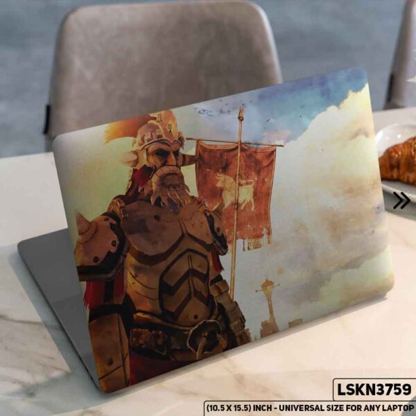 Digital Character Illustration Matte Finished Removable Waterproof Laptop Sticker & Laptop Skin (Including FREE Accessories) - LSKN3759 - DDecorator