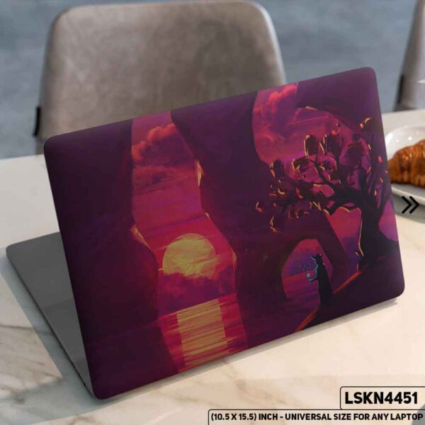 Fantacy Art Digital Illustration Matte Finished Removable Waterproof Laptop Sticker & Laptop Skin (Including FREE Accessories) - LSKN4451 - DDecorator
