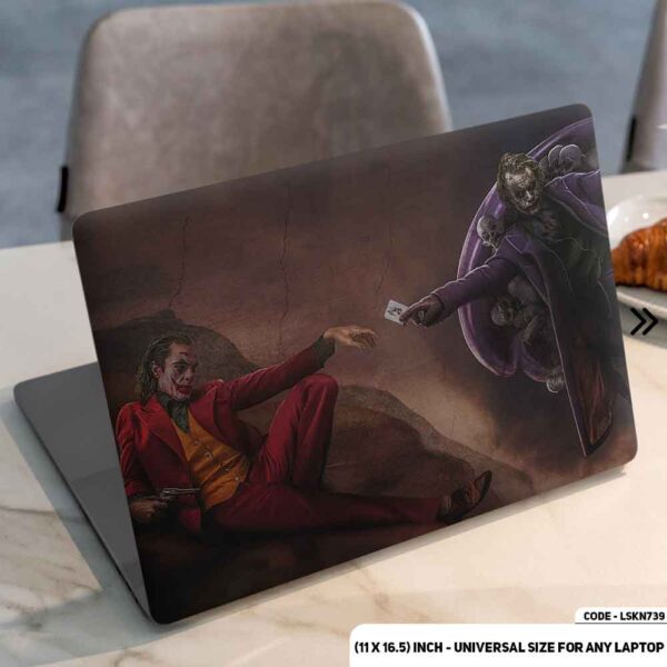 JOKER & Adam Matte Finished Removable Waterproof Laptop Sticker & Laptop Skin (Including FREE Accessories) - LSKN739 - DDecorator