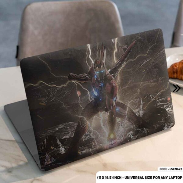 Iron Man Is Attacking Thanos Matte Finished Removable Waterproof Laptop Sticker & Laptop Skin (Including FREE Accessories) - LSKN622 - DDecorator