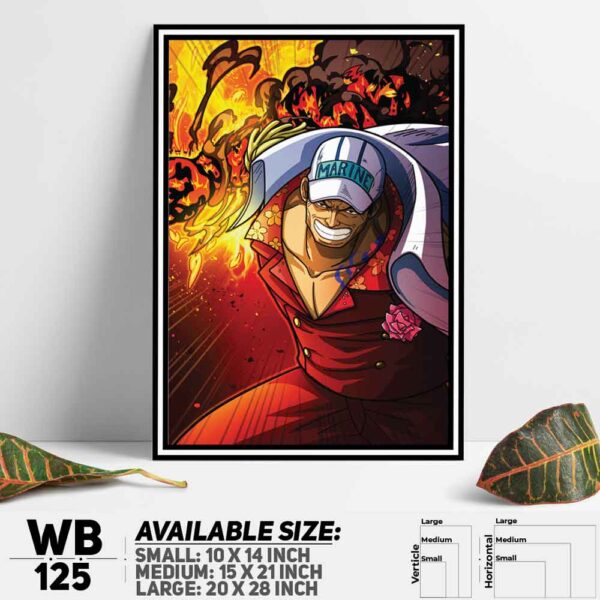 DDecorator One Piece Anime Manga series Wall Decoration And Home Decoration PVC Wall Board And Wall Canvas - WB125