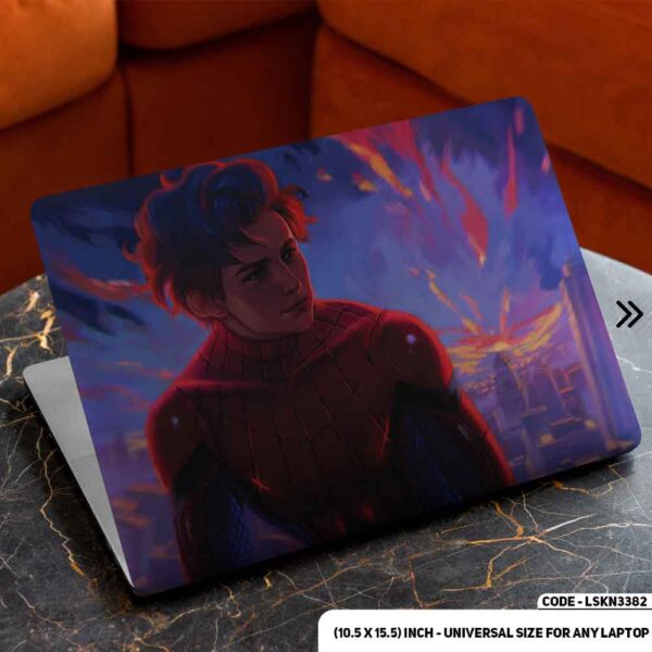 Digital Fantacy Spiderman Digital Art Illustration Matte Finished Removable Waterproof Laptop Sticker & Laptop Skin (Including FREE Accessories) - LSKN3382 - DDecorator