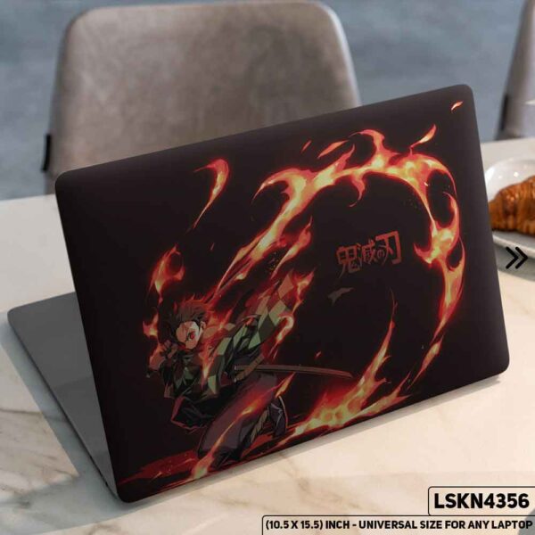 Demon Slayer: Kimetsu no Yaiba Matte Finished Removable Waterproof Laptop Sticker & Laptop Skin (Including FREE Accessories) - LSKN4356 - DDecorator
