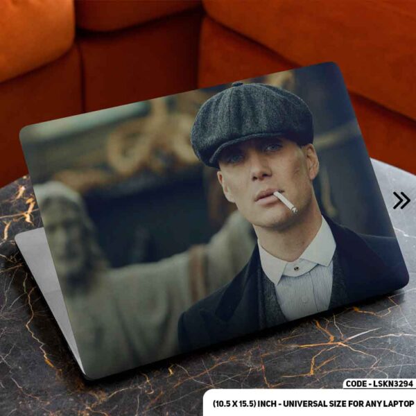 Thomas Shelby - Peaky Blinders Matte Finished Removable Waterproof Laptop Sticker & Laptop Skin (Including FREE Accessories) - LSKN3294 - DDecorator