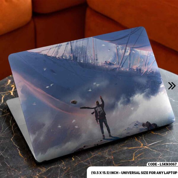 Digital Fantacy Cartoon Art Illustration Matte Finished Removable Waterproof Laptop Sticker & Laptop Skin (Including FREE Accessories) - LSKN3067 - DDecorator