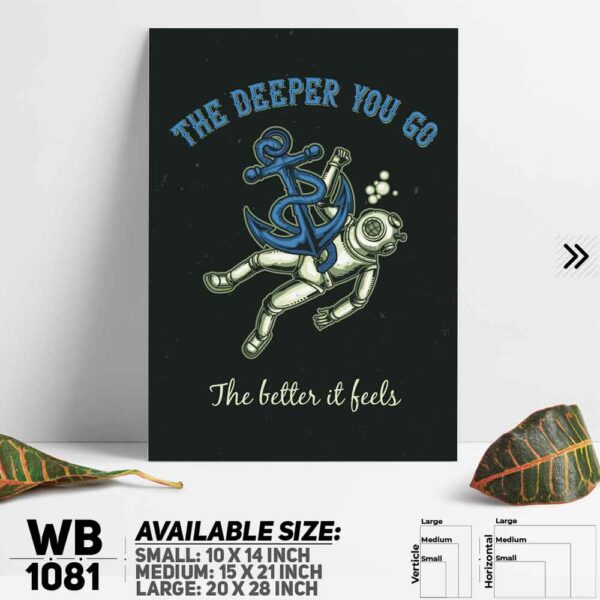 DDecorator Motivational Quote Wall Decoration And Home Decoration PVC Wall Board And Wall Canvas - WB1081