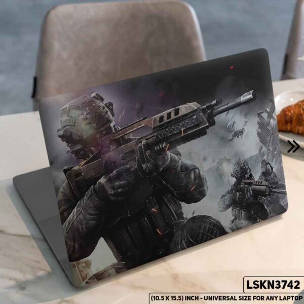 Digital Character Illustration Matte Finished Removable Waterproof Laptop Sticker & Laptop Skin (Including FREE Accessories) - LSKN3742 - DDecorator