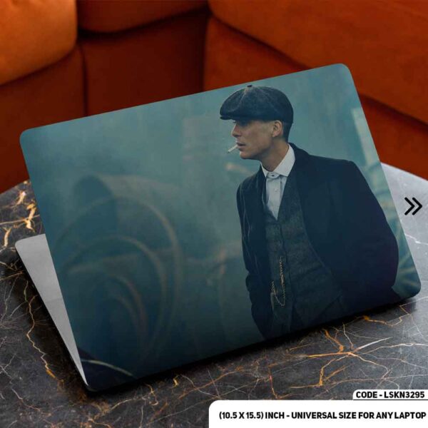 Thomas Shelby - Peaky Blinders Matte Finished Removable Waterproof Laptop Sticker & Laptop Skin (Including FREE Accessories) - LSKN3295 - DDecorator