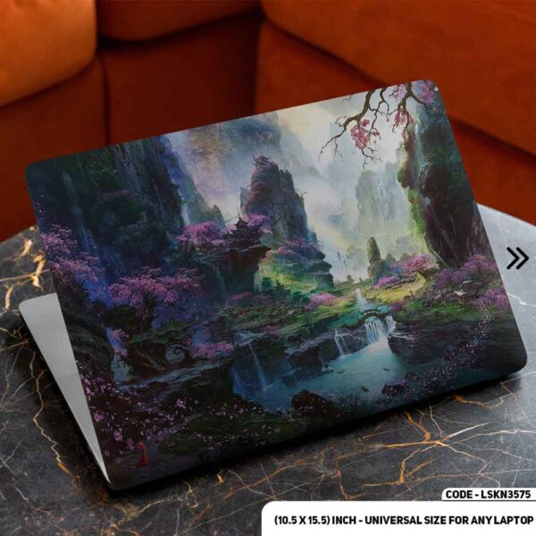 Fantacy Digital Illustration Matte Finished Removable Waterproof Laptop Sticker & Laptop Skin (Including FREE Accessories) - LSKN3575 - DDecorator