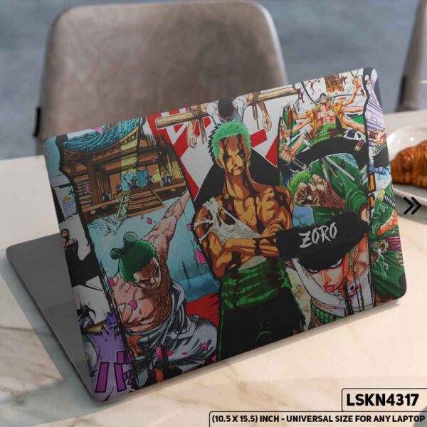 One Piece Manga Series Monkey D. Luffy Straw Hat  Matte Finished Removable Waterproof Laptop Sticker & Laptop Skin (Including FREE Accessories) - LSKN4317 - DDecorator