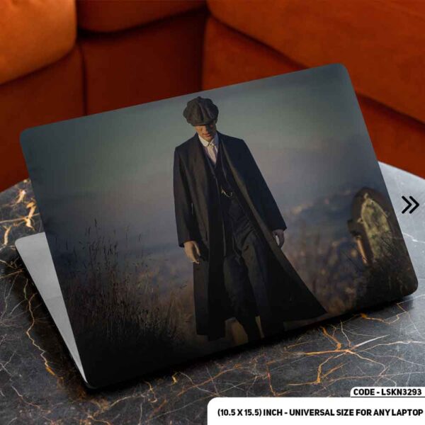 Thomas Shelby - Peaky Blinders Matte Finished Removable Waterproof Laptop Sticker & Laptop Skin (Including FREE Accessories) - LSKN3293 - DDecorator