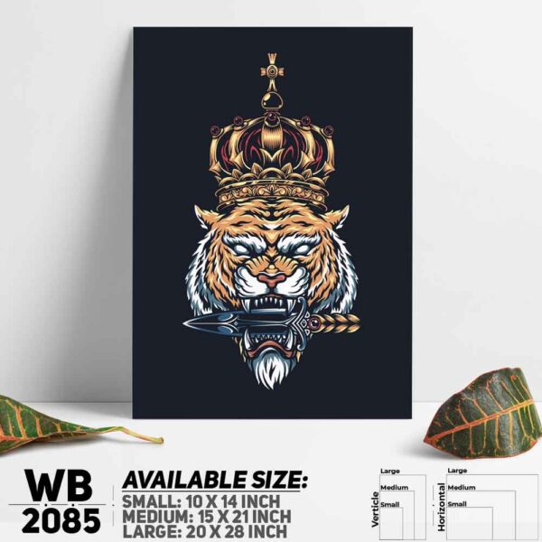 DDecorator Angry - Motivational Wall Decoration And Home Decoration PVC Wall Board And Wall Canvas - WB2085