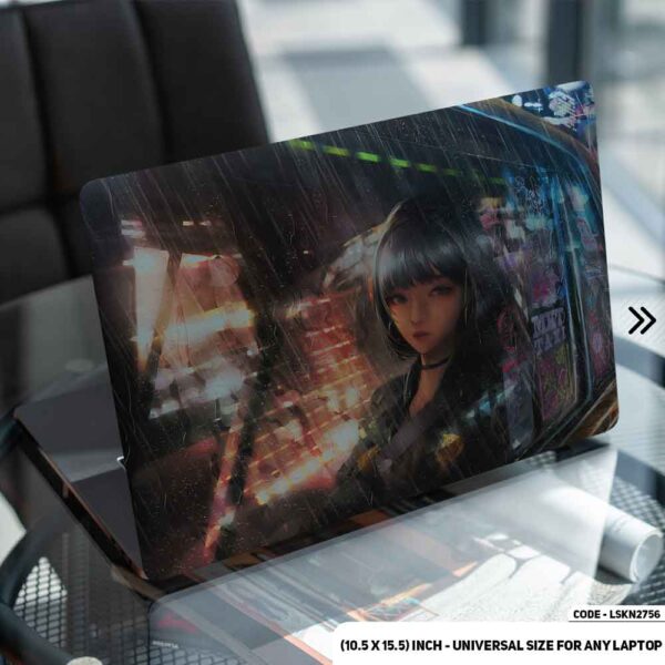 Digital Fantacy Anime Illustration Matte Finished Removable Waterproof Laptop Sticker & Laptop Skin (Including FREE Accessories) - LSKN2756 - DDecorator