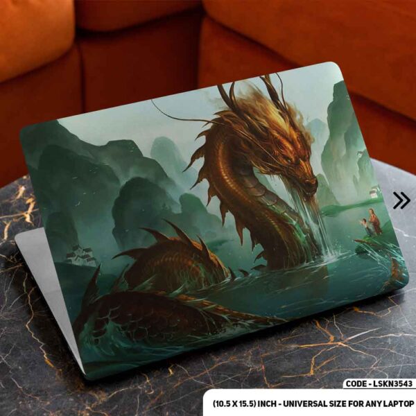Fantacy Digital Illustration Matte Finished Removable Waterproof Laptop Sticker & Laptop Skin (Including FREE Accessories) - LSKN3543 - DDecorator
