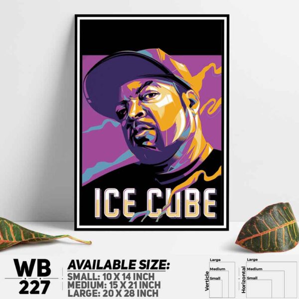 DDecorator Ice Cube The Rapper Wall Decoration And Home Decoration PVC Wall Board And Wall Canvas - WB227