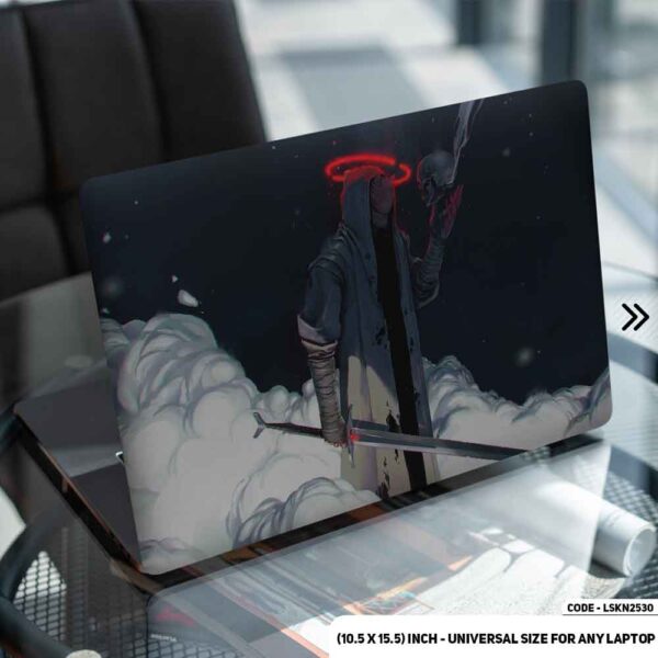 Fantasy Anime Girl Illustration Matte Finished Removable Waterproof Laptop Sticker & Laptop Skin (Including FREE Accessories) - LSKN2530 - DDecorator