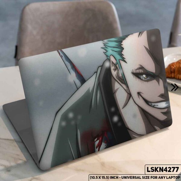 One Piece Manga Series Monkey D. Luffy Straw Hat  Matte Finished Removable Waterproof Laptop Sticker & Laptop Skin (Including FREE Accessories) - LSKN4277 - DDecorator