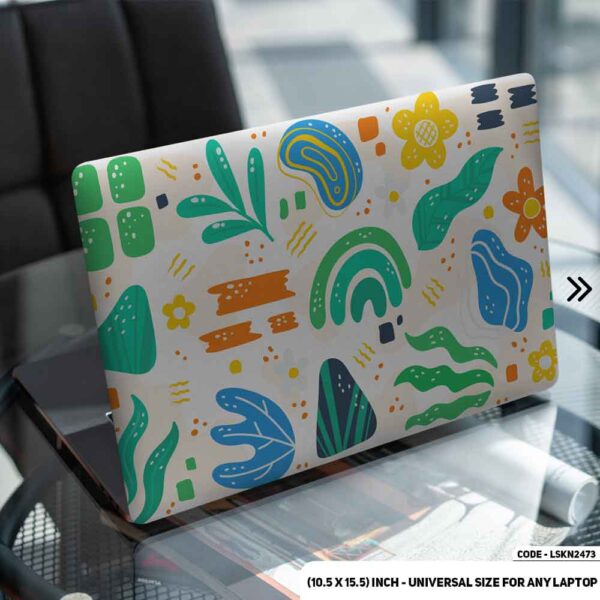 Seamless Pattern Matte Finished Removable Waterproof Laptop Sticker & Laptop Skin (Including FREE Accessories) - LSKN2473 - DDecorator