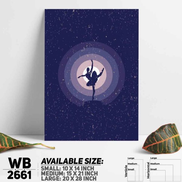 DDecorator Creative Dancing Digital Illustration Wall Decoration And Home Decoration PVC Wall Board And Wall Canvas - WB2661