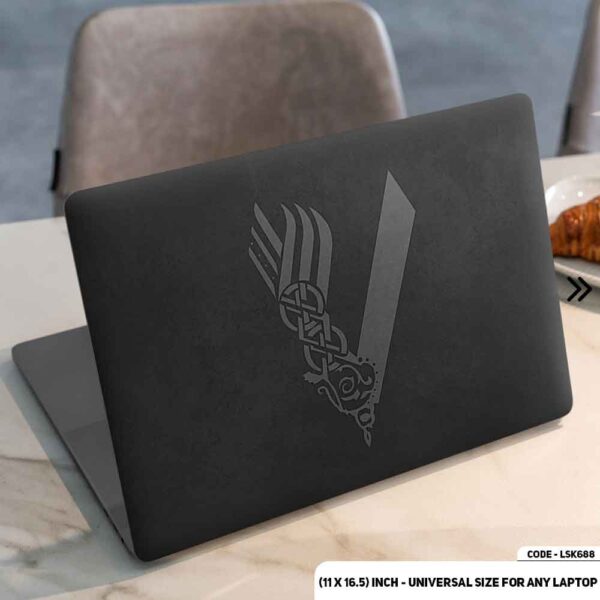 Vikings Matte Finished Removable Waterproof Laptop Sticker & Laptop Skin (Including FREE Accessories) - LSKN688 - DDecorator