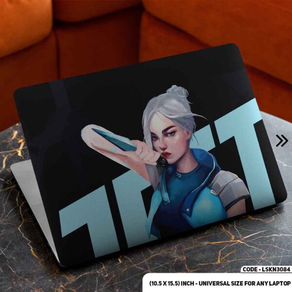 Digital Valorant Digital Character Art Illustration Matte Finished Removable Waterproof Laptop Sticker & Laptop Skin (Including FREE Accessories) - LSKN3084 - DDecorator