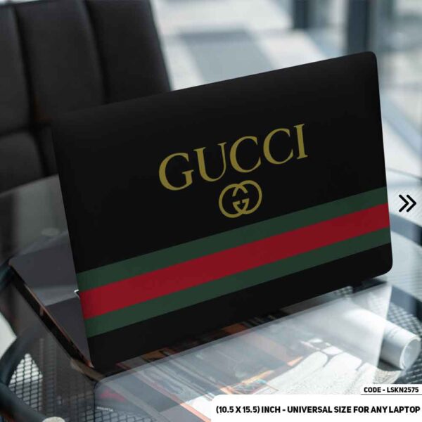 Luxury Brand Iconic Pattern Matte Finished Removable Waterproof Laptop Sticker & Laptop Skin (Including FREE Accessories) - LSKN2575 - DDecorator