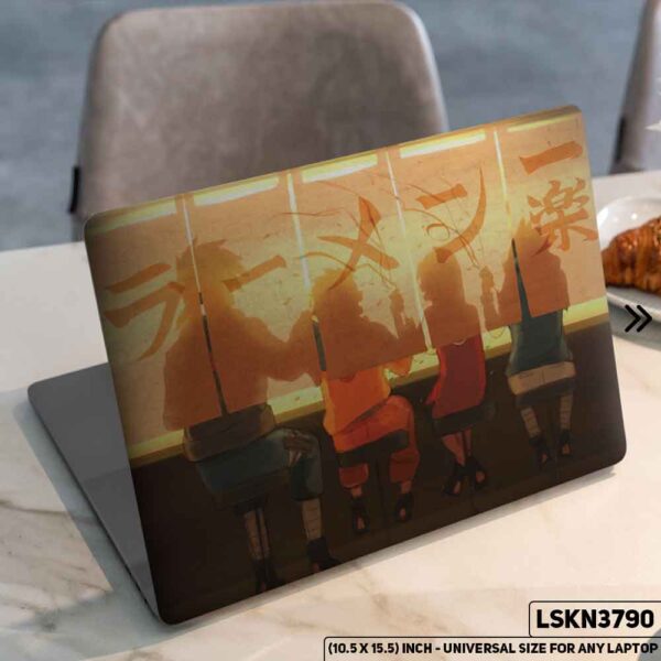 NARUTO Anime Character Illustration Matte Finished Removable Waterproof Laptop Sticker & Laptop Skin (Including FREE Accessories) - LSKN3790 - DDecorator