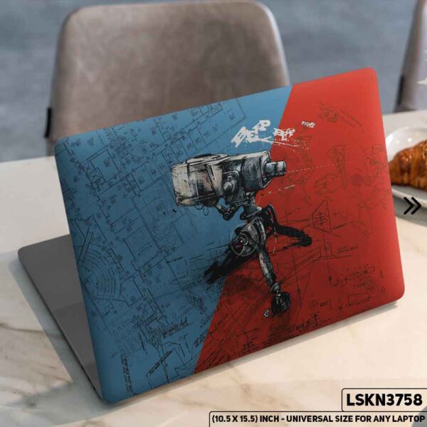 Digital Character Illustration Matte Finished Removable Waterproof Laptop Sticker & Laptop Skin (Including FREE Accessories) - LSKN3758 - DDecorator
