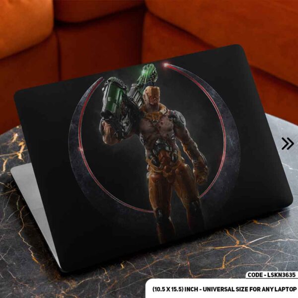Digital Character Illustration Matte Finished Removable Waterproof Laptop Sticker & Laptop Skin (Including FREE Accessories) - LSKN3635 - DDecorator