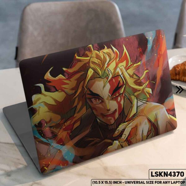 Demon Slayer: Kimetsu no Yaiba Matte Finished Removable Waterproof Laptop Sticker & Laptop Skin (Including FREE Accessories) - LSKN4370 - DDecorator