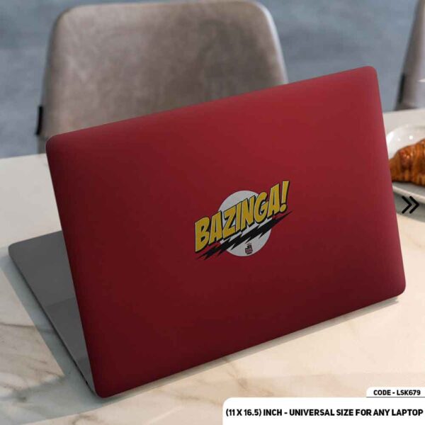 The Big Bang Theory Matte Finished Removable Waterproof Laptop Sticker & Laptop Skin (Including FREE Accessories) - LSKN679 - DDecorator